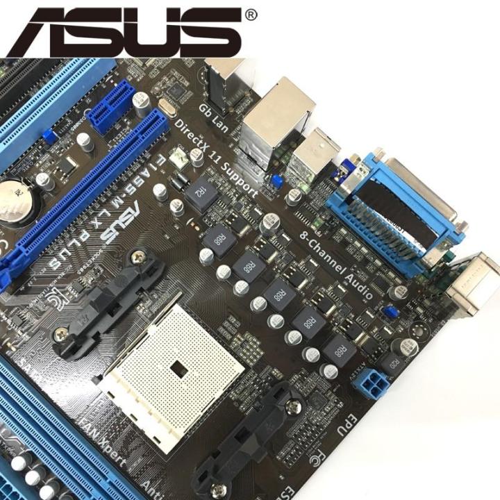Asus Original F1A55-M LX PLUS เมนบอร์ดเดสก์ท็อป A55 ซ็อกเก็ต FM1 DDR3 32G  สำหรับ/E2 เดิมใช้ Mainboard ขาย | Lazada.co.th