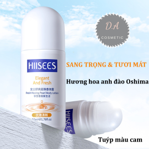 Lăn Khử Mùi Vùng Nách Hiisees Chai 50ml – Ngăn Ngừa Mồ Hôi Diệt Khuẩn Lưu Giữ Hương Thơm Dưỡng Ẩm Giảm Thâm Vùng Nách Hạn Chế Ố Vàng Áo Vùng Nách