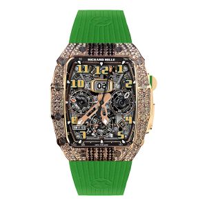 Luxury Diamond Richard Mill RM Modification Kit for Apple Watch Series 9/8/7/SE/6/5/4 Premium Metal Case and Silicone Strap Set Mod Kit for Apple Watch 45mm/44mm Party Dating Club Artifact