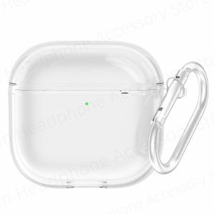 [4 in 1] Case For 2024 AirPods 4 with Active Noise Cancellation New AirPods 4 Case with Keychain & Lanyard Soft TPU Clear Cover