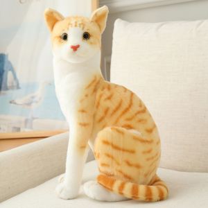 GOUPDO Pet Toy Gift Child Simulation Doll Simulation Cat Toy Plush Toys Pillow