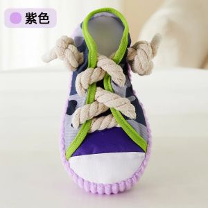 2026 Dog Toys Sound Slippers Grinding Teeth Cleansing Knot Corgi Teddy Puppy Boredom Relief ArtifactEnergy Consumption