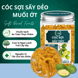 Cóc Sợi Sấy Dẻo Muối Ớt Vị Chua Cay Mặn Ngọt Thơm Ngon Đậm Đà Ăn Là Ghiền Hộp 200g