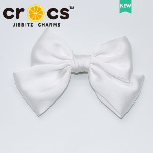 Metal shoes charm cross charm Shoe Buckle Silver Alloy Diamond White Bow Fashion Hole Shoes Accessories