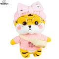 Studyset IN stock Creative Cute Cartoon Removable Clothes Short Plush Tiger Doll Soft Comfortable Hugging Pillow Pendant Present Toys For Boys Girls. 