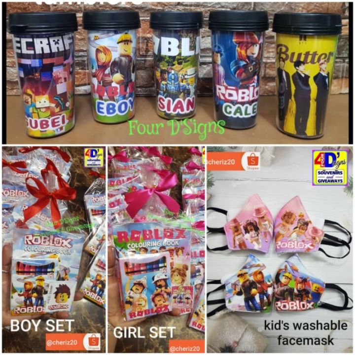 ruzhunao95 Roblox Colouring Book set giveaways/partyfavors roblox