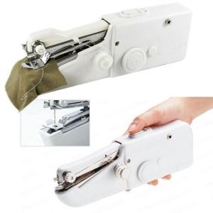 Mesin Jahit Genggam Mini Portable Sewing Machine Kit Stapless Spring.