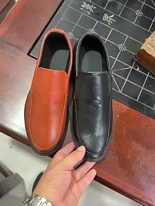 MenS New Leather Shoes Business Breathable Casual Loafers Versatile Soft-Soled Driving And Work Shoes Slip-On Style