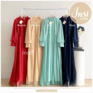 GAUN DRESS INSI 1 LD 100 BY MOLLI BAJU KONDANGAN