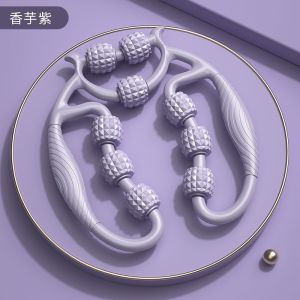 🔥360° Muscle Pain Relief Massage Roller 🔥Leg Cellulite Loss Massager🔥 9 Rollers