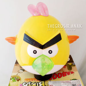 Blink Angri Birds Seasons LED Bump & Go Mainan Robot Burung Marah Lampu & Musik Nyala Bisa Jalan