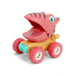รถของเล่นไดโนเสาร์สำหรับเด็กวัยหัดเดิน1 2 3ปี | กดและไปไดโนรถบรรทุกสำหรับเด็กดึงรถของเล่นสำหรับเด็กผู้ชายเด็กผู้หญิงอายุ1-5ปี
