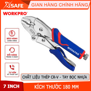 Kìm bấm bằng thép CR-V 7 inch 180mm Workpro - WP231073