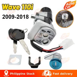 Honda Wave / Dash Anti-Theft Ignition Set with Seat Lock & Keys Motorcycle Acessories