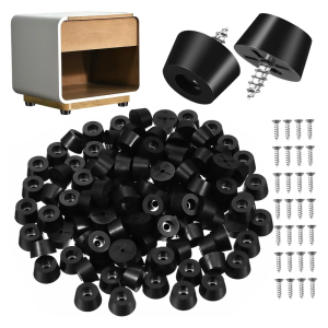 120Pcs Small Furniture Rubber Bumper Feet Pads Cutting Board Rubber Feet PVC Rubber Feet Leg Pads for Table Furniture