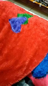 Sarung Bantal Cinta Jumbo Bulu Rasfur Ukuran 90x50cm Motif Love