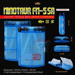 FPFG MINOTAUR BOX FM-5S FOLDING CASE VS-315DD Box Kotak Peralatan Pancing