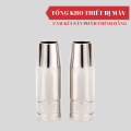 Bộ 11 phụ kiện đầu sung hàn máy hàn MIG gồm béc hàn/chụp hàn khớp nối. 