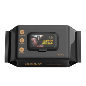 ทิชชู่เช็ดเบาะหนังรถยนต์ ทิชชูรถยนต์ ผ้าเช็ดเบาะหนัง ไร้กลิ่นรบกวน ไม่เหนียว ทิชชู่ดูแลเบาะรถ ทิชชู่ดูแลโซฟาหนัง 80 ชิ้น