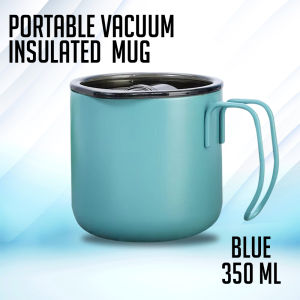 MP00 Coffee Mini Stainless Steel Vacuum Double Walled Insulated Coffee Mug with handle 350ml