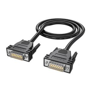 Heavy Duty DB15 Extension Cable Double Layer Shielding DB15 Female to Male Cord Enhances Signal Integrity 26AWG