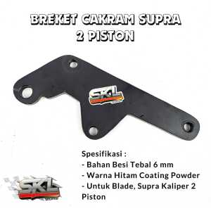 Braket Cakram Supra X 125 Fi Blade Revo Absolute Supra X 125 2 Piston Piringan 300mm Kaliper Nissin Samurai 2 Piston