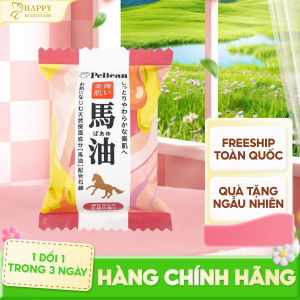 Xà Phòng Rửa Mặt Chiết Xuất Từ Dầu Ngựa Pelican Family Soap Horse Oil 80G ( 2 Loại )