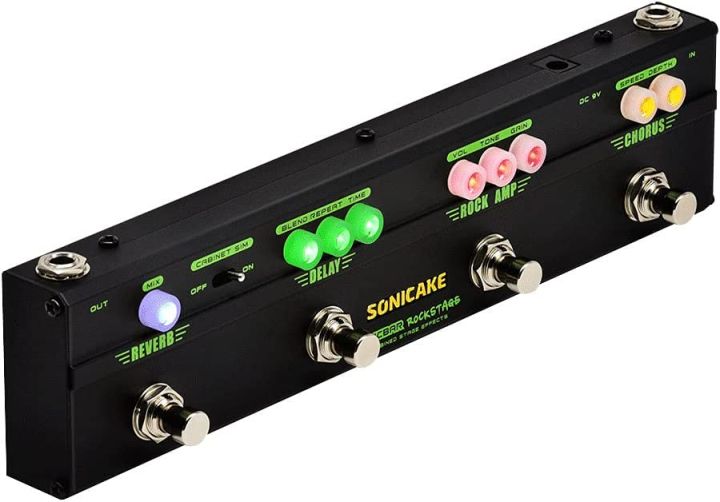 SONICAKE Delay Reverb 2 in 1 Guitar Effects Pedal Digital - Levitate SONICAKE Delay Reverb 2 in 1 Guitar Effects Pedal Digital - Levitate
