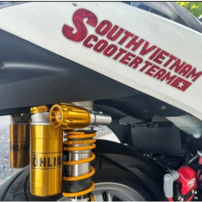 Phuộc Ohlins Bình dầu trên Mod Sẵn HPA factory núm dài lắp cho SHVN 2012-2021_HPA tăng chỉnh thật, núm nhiều nàu sắc