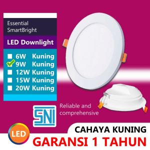 Lampu Downlight LED Putih Kuning 6w 9w 12w 15w 20w 12 Watt 15 Watt 20 Watt