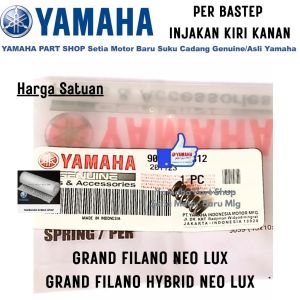 Per Bastep Injak Injakan Kanan Kiri Grand Filano Neo Lux Hybrid Asli Yamaha Cabang Setia Motor Baru