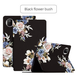 For HONOR Pad X7 8.7 inch 2025 Kids Tablet Stand Flower Pattern PU Leather Flip Book Shockproof Fresh Cute Cover