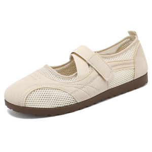 [Free Shipping] New Athletic Shoes Thin-Soled Ballet Flats Versatile Casual Shoes Breathable Mesh Sneakers And Comfortable Shoes For Moms