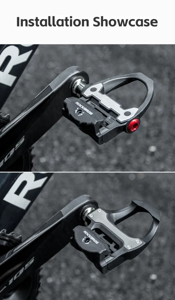 Rockbros Mens Mountain Bike Pedals ROCKBROS Road Bike Cleats Pedal