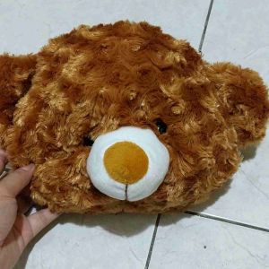 TAS BULU KEPALA BERUANG / TAS SELEMPANG WANITA / TERLARIS