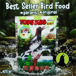 SEMPATI Pakan Burung Kenari Lovebird Finch Rumput Laut Fancy 9 Star PSSRIR