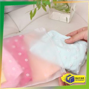 FH-C33 Ziplock Bag Polos Travel Pouch Tas Penyimpanan Pakaian Anti Air / Tas Make Up Tas Kosmetik Serbaguna Pouch Zip Lock Organizer Bag