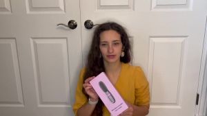 Go Brush Pro2026 New Cordless Straight Hair Brush Portable Scald-ProofStraight Hair Comb with Three Temperature Settings and LED Display Screen Quickly Heating Travel Hair Brush (Black)