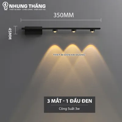 Đèn Soi Tranh - Đèn Rọi Gương Led 2-3-4 Đầu Đèn Chiếu Sáng - Ánh Sáng Vàng - Kiểu Dáng Hiện Đại Sang Trọng - Bảo Hành 12 tháng - CÓ VIDEO