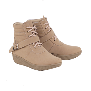 Sepatu Boots Wanita Terbaru BP  0446 Cream Specta