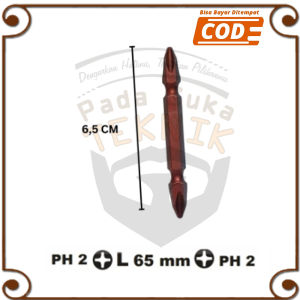 Mata Obeng Screwdriver Bit (+) (-) Gypsum Angin Sekrup Adaptor Mesin Bor Plus Minus 10MM