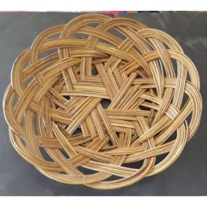 piring lidi paket hemat / bukan anyaman rotan 50 pcs