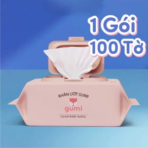 Túi khăn ướt GUMI giấy ướt cao cao cấp 100 tờ an toàn chất lượng My Home DN443