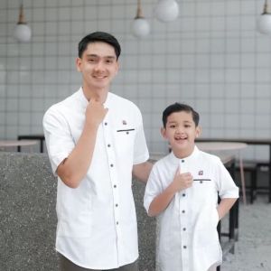 Couple Kurta koko Ayah dan Anak / couple Koko Zidan Terbaru / Couple koko Ayah anak laki laki Lengan pendek
