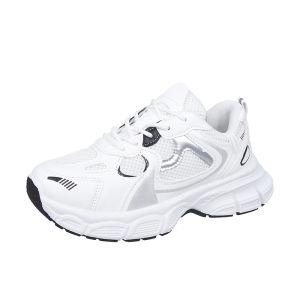YOTO White、Beige And Silvery Standard Sports Running Sneakers Women Rubber shoes