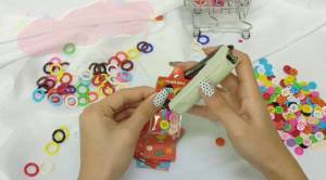 Totrees ป้ายติดหัวถุง กระดาษติดหัวถุง คละลาย ขนาดพับสำเร็จ 1.6 x1.2 นิ้ว จำนวน 1000 ชิ้น คละลาย รหัส AA1