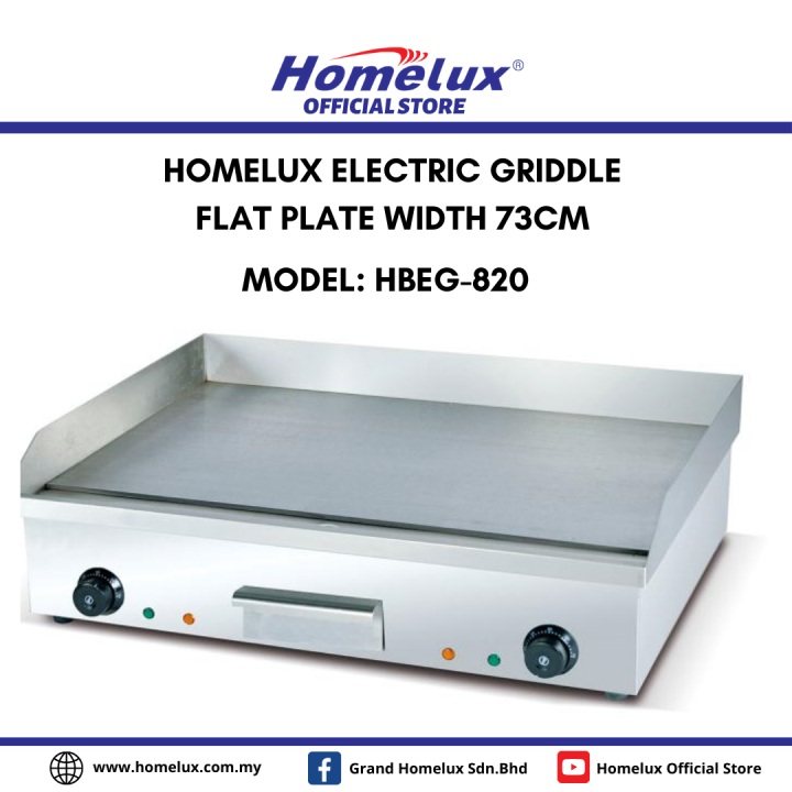 HOMELUX COMMERCIAL ELECTRIC GRIDDLE HBEG820 Lazada