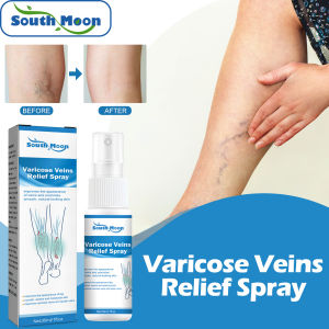 South Moon Varicose Veins Relief Spray Relieve Tired Heavy And Sore Legs Reduce Leg Swelling Fatigue And Tension Improve Blood Circulation Moisturizing Earthworm Leg Varicose Vein Soothing Spray Varicose Veins Spray Varicose Veins Treatment 30ml