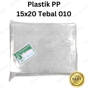 Plastik PP Tebal 010 15x20 Kantong Bening Transparan Snack Keripik