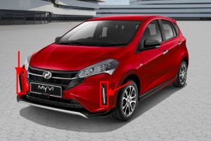 ORIGINAL PERODUA MYVI 2023 D51A BUMPER SIDE DAYLIGHT COVER  FOG LAMP (HAVE HOLE) COVER 52712-BZ720 52713-BZ720